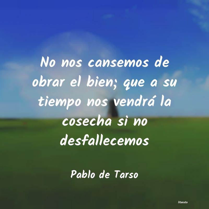 Frases de Pablo de Tarso