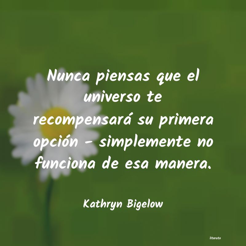 frases de Kathryn Bigelow