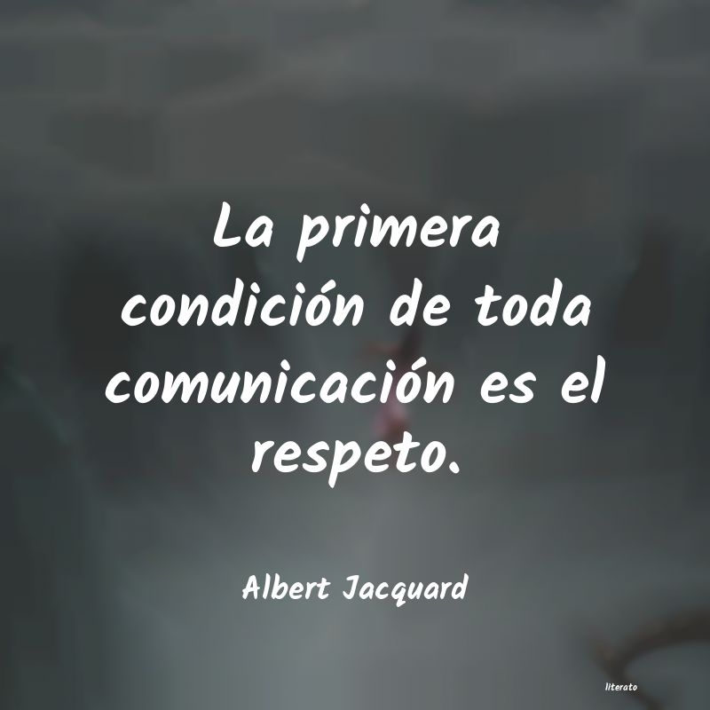 Frases de Albert Jacquard