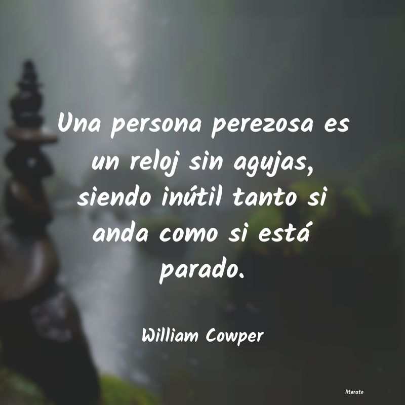 Frases de William Cowper