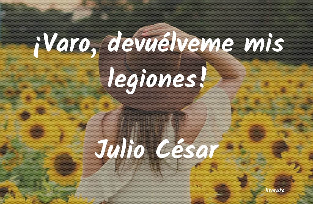 frases de Julio CÃ©sar