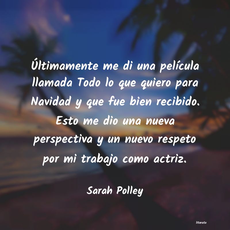 frases de Sarah Polley