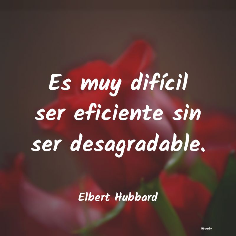 Frases de Elbert Hubbard