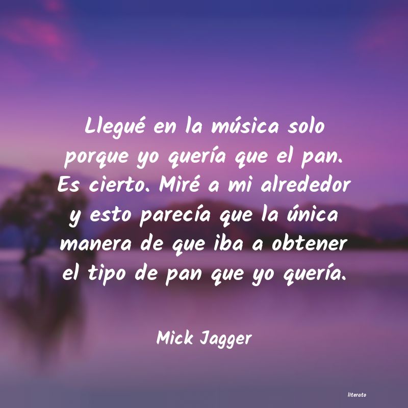 Frases de Mick Jagger