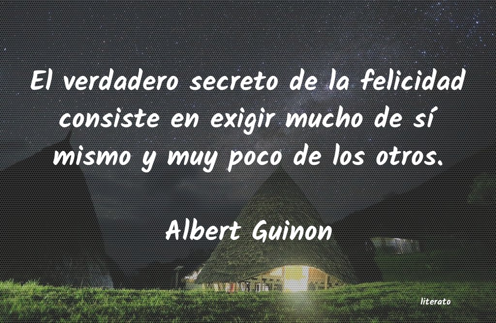 Frases de Albert Guinon