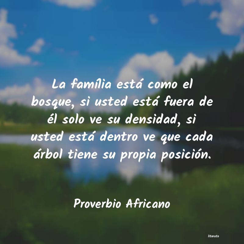 Frases de Proverbio Africano