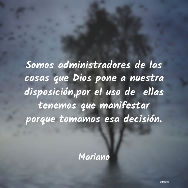 frases de Mariano