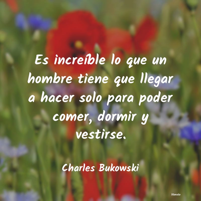 Frases de Charles Bukowski