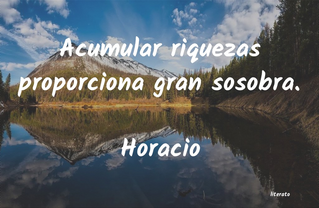 frases de Horacio