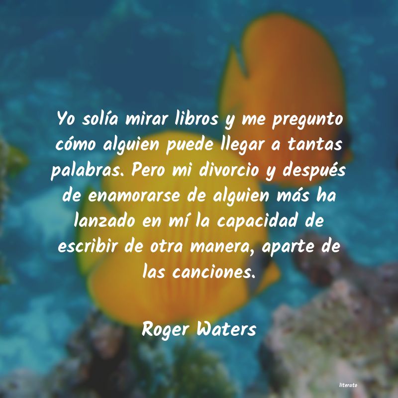 Frases de Roger Waters - literato
