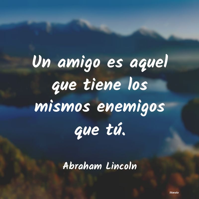 Frases de Abraham Lincoln