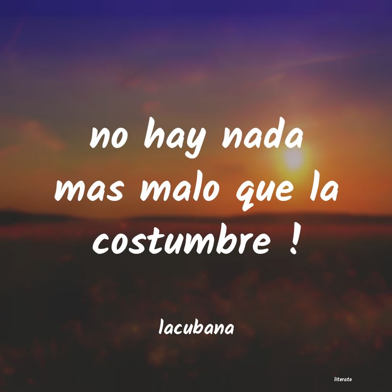 Frases de lacubana