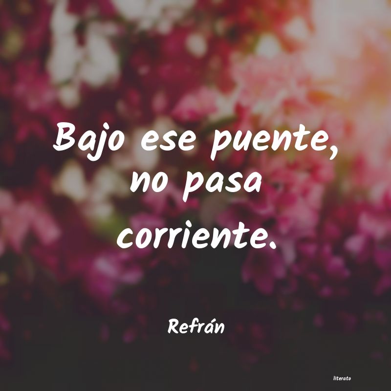 frases de Refrán