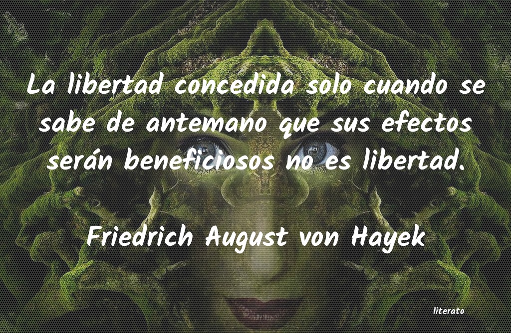 Frases de Friedrich August von Hayek