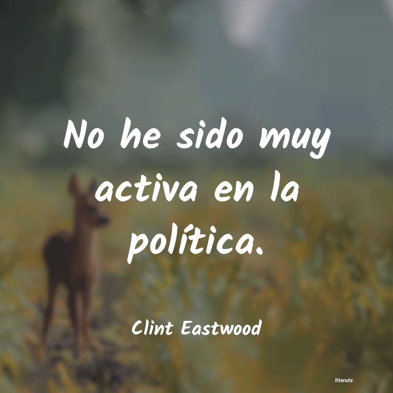 frases de Clint Eastwood