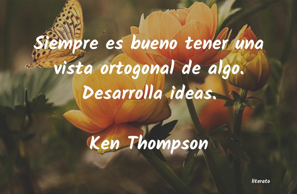 frases de Ken Thompson