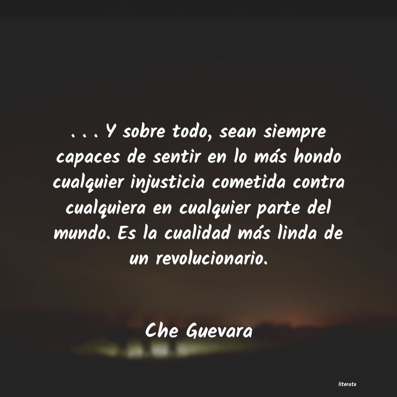 Frases de Che Guevara