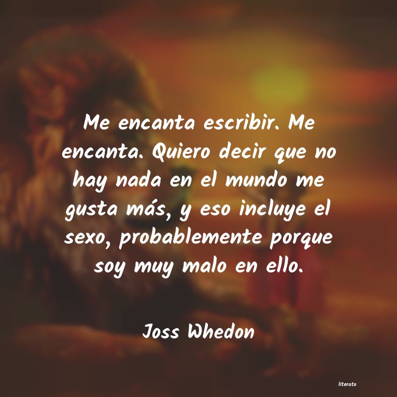 frases de Joss Whedon