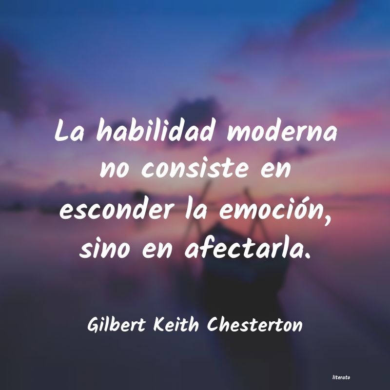 Frases de Gilbert Keith Chesterton