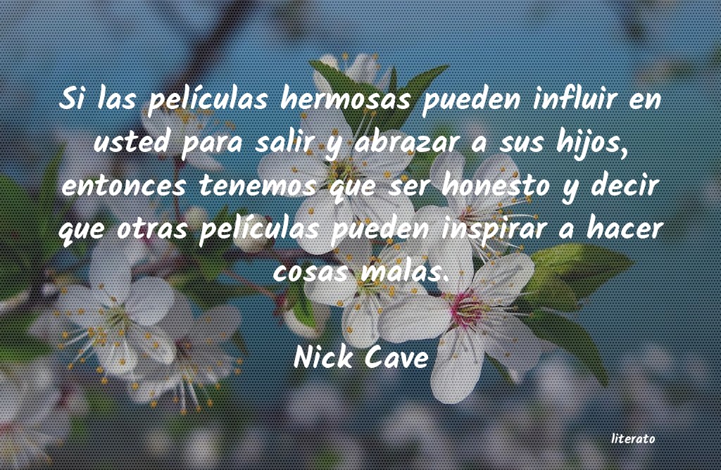 Frases de Nick Cave