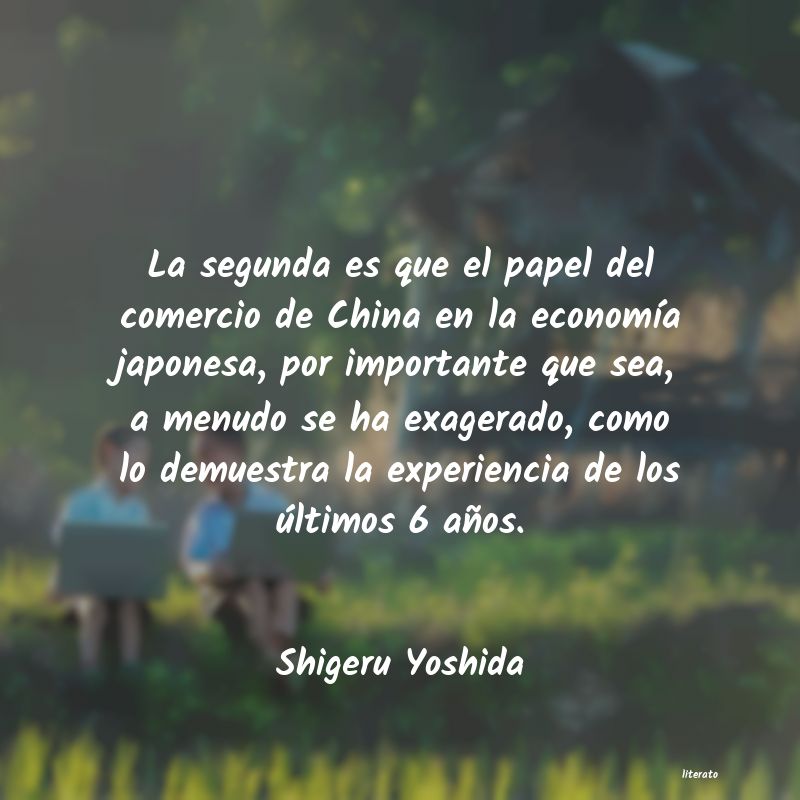 Frases de Shigeru Yoshida