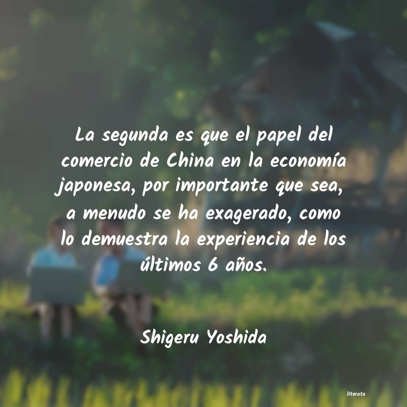 frases de Shigeru Yoshida