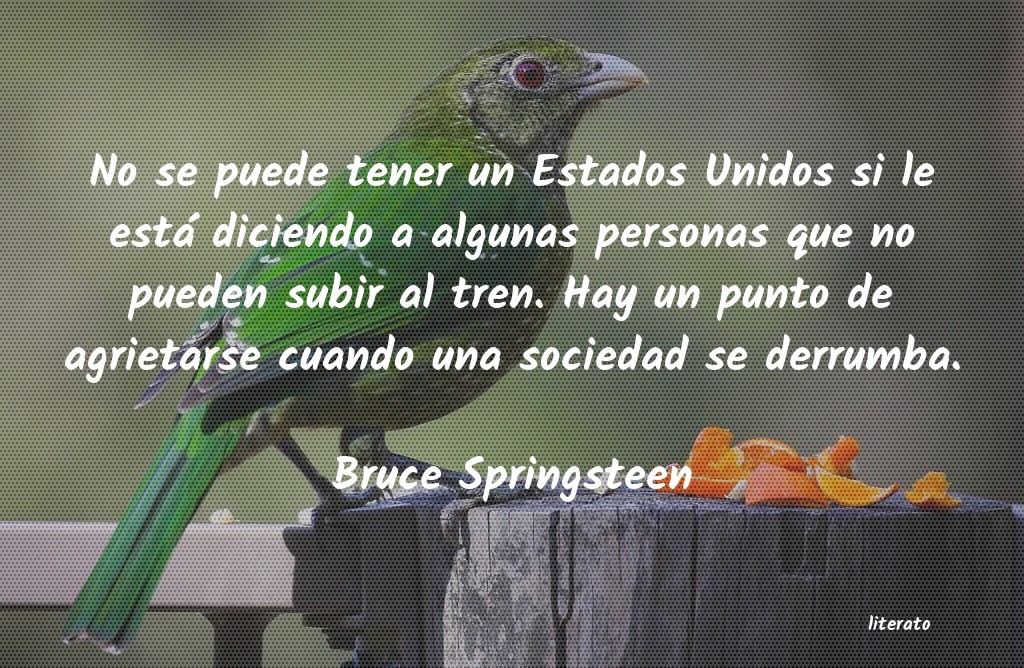 frases de Bruce Springsteen