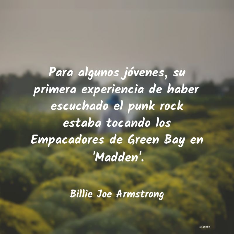 Frases de Billie Joe Armstrong