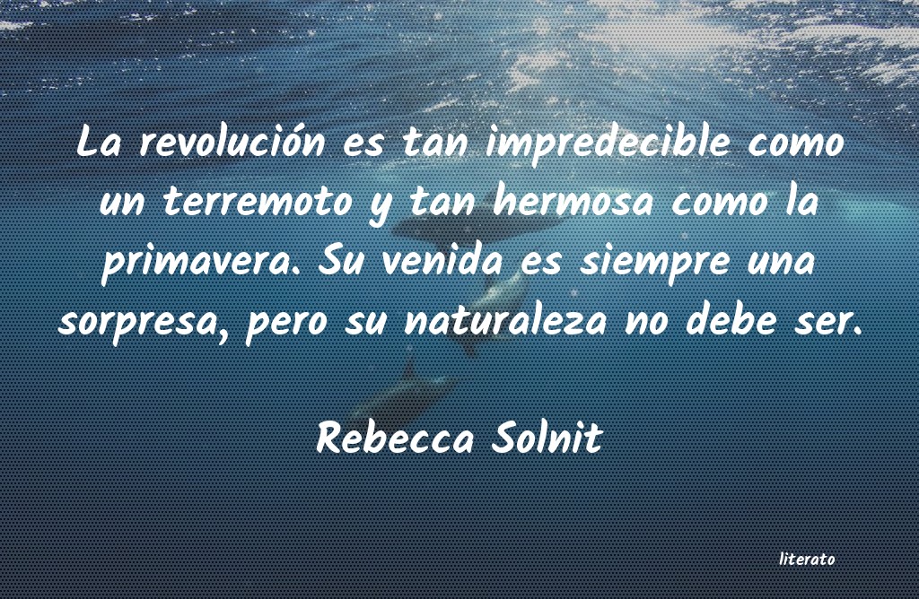 Frases de Rebecca Solnit