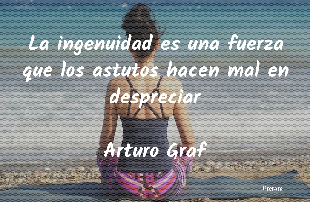 frases de Arturo Graf