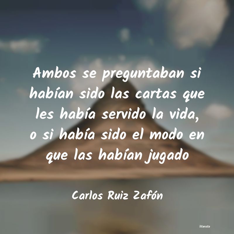 Frases de Carlos Ruiz Zafón