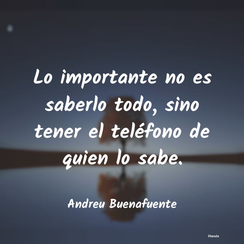 <ol class='breadcrumb' itemscope itemtype='http://schema.org/BreadcrumbList'>
<li itemprop='itemListElement'><a href='/autores/'>Autores</a></li>
<li itemprop='itemListElement'><a href='/autor/andreu_buenafuente/'>Andreu Buenafuente</a></li>
</ol>