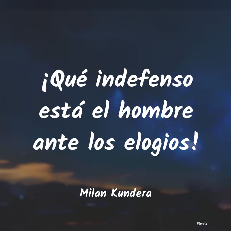 frases de Milan Kundera