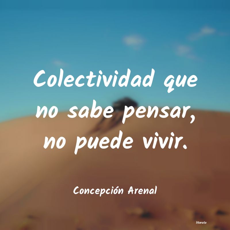 Frases de Concepción Arenal