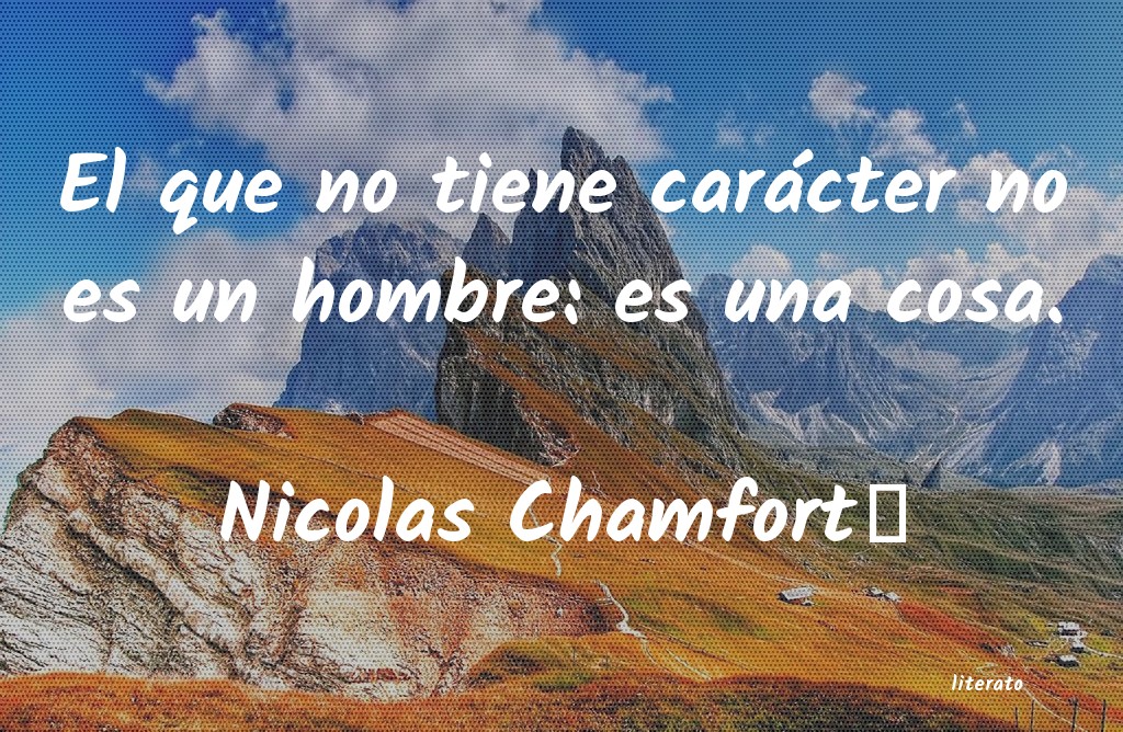tipos de caracter