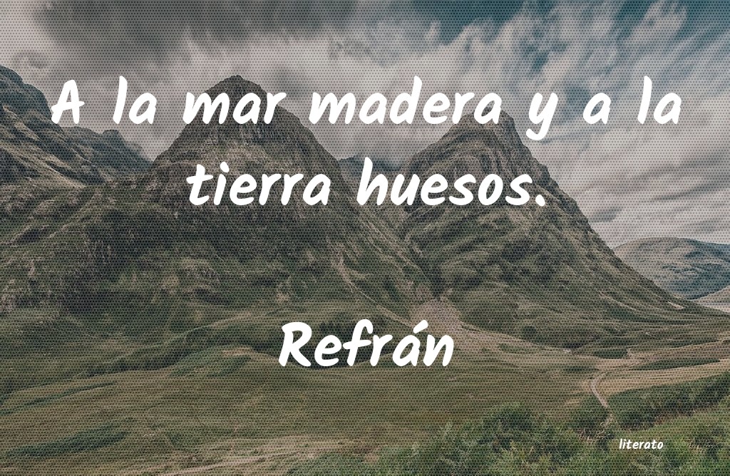 Frases de Refrán