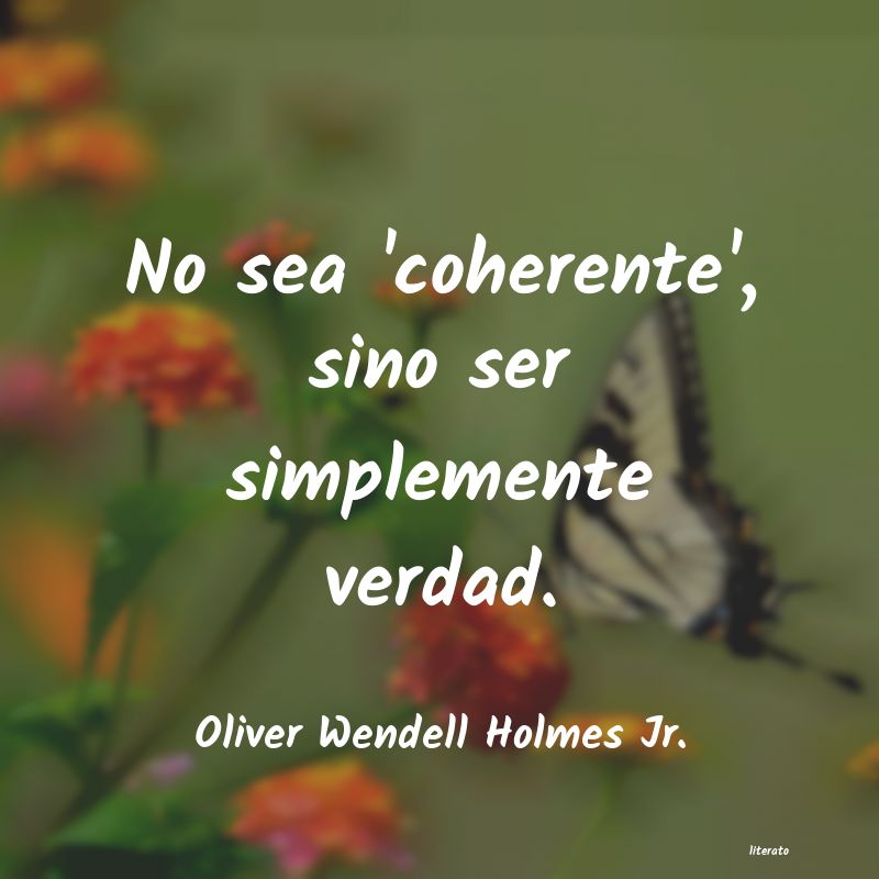 Frases de Oliver Wendell Holmes Jr.