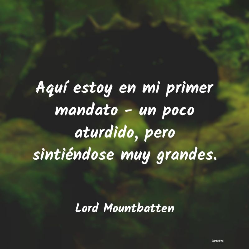 Frases de Lord Mountbatten