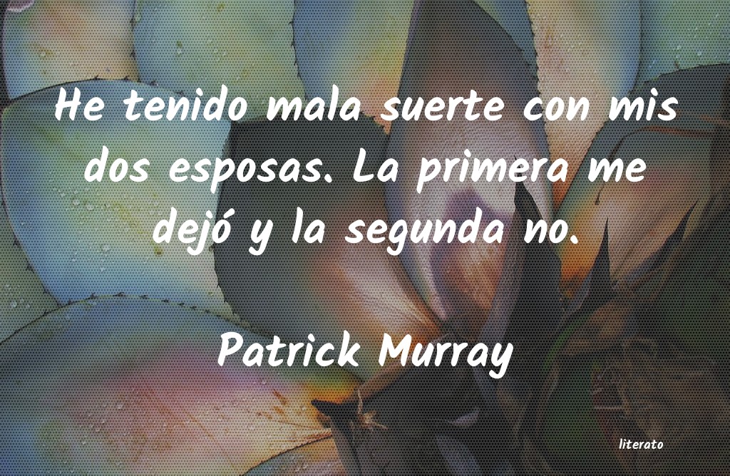 Frases de Patrick Murray