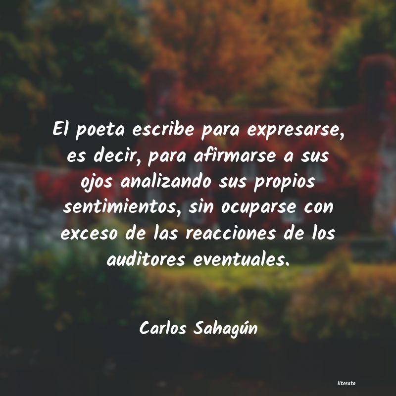 Frases de Carlos Sahagún