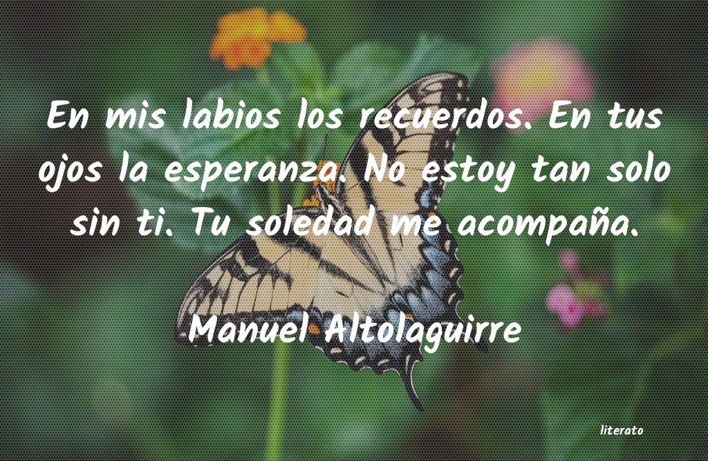 frases de Manuel Altolaguirre