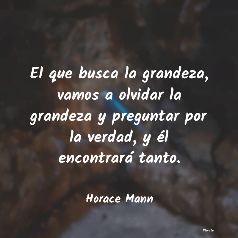 frases de Horace Mann
