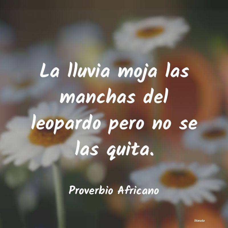 frases de Proverbio Africano