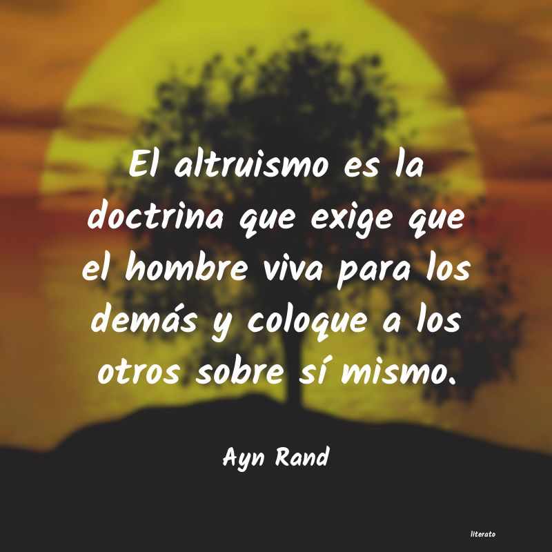 Frases de Ayn Rand