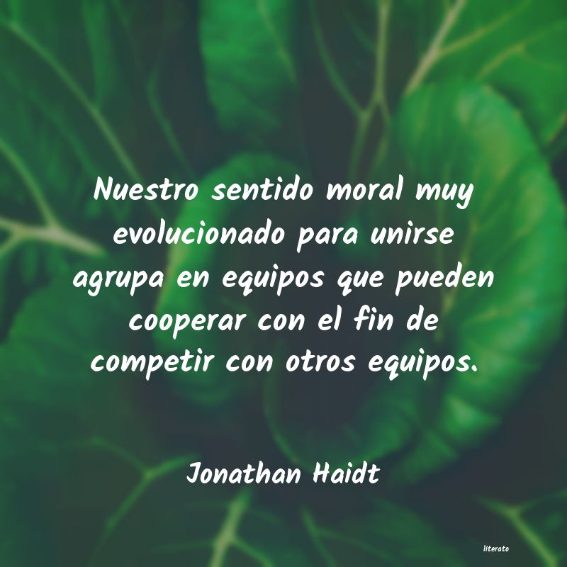Frases de Jonathan Haidt