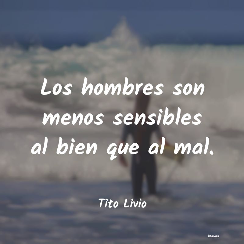 frases de Tito Livio
