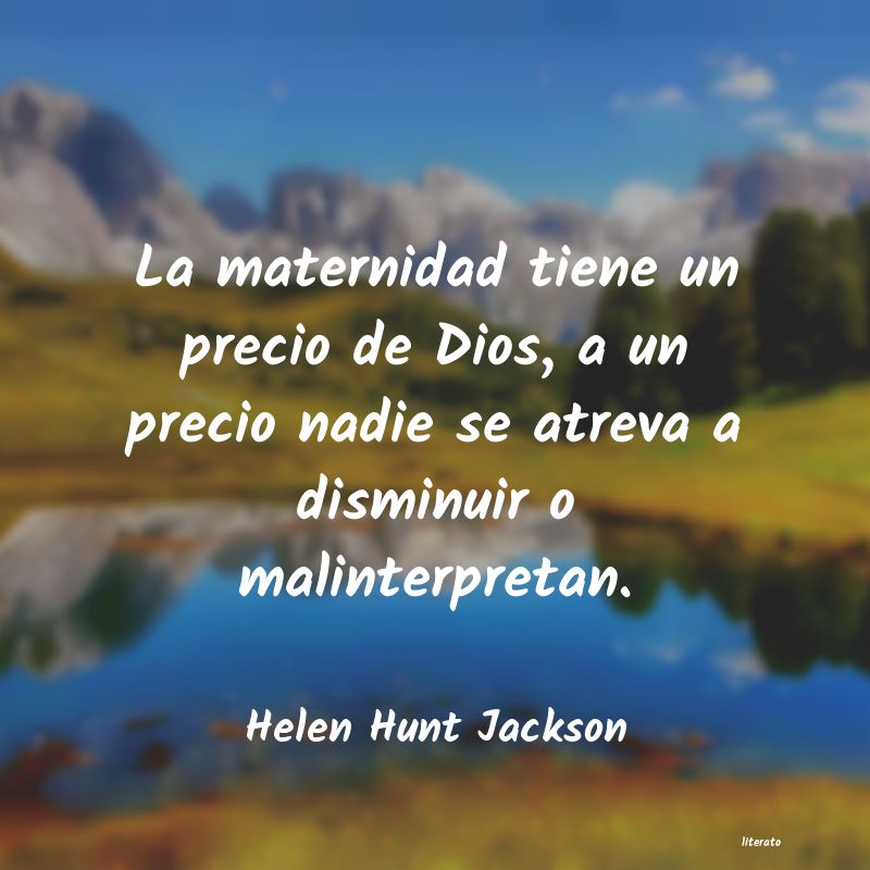 Frases de Helen Hunt Jackson