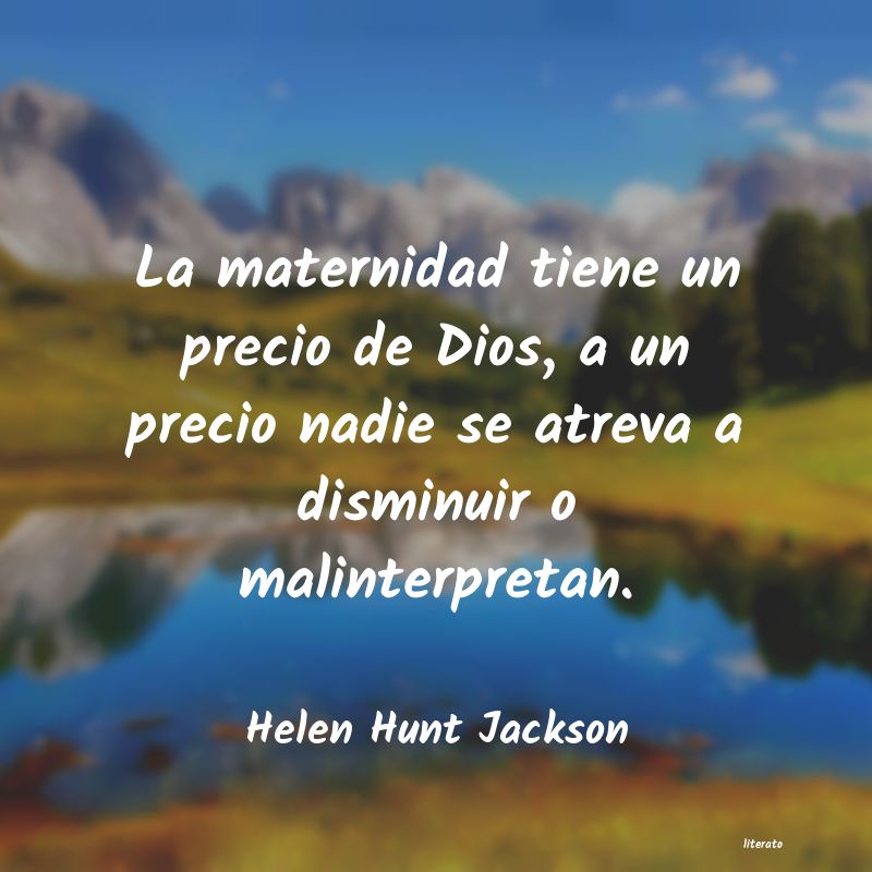 frases de Helen Hunt Jackson