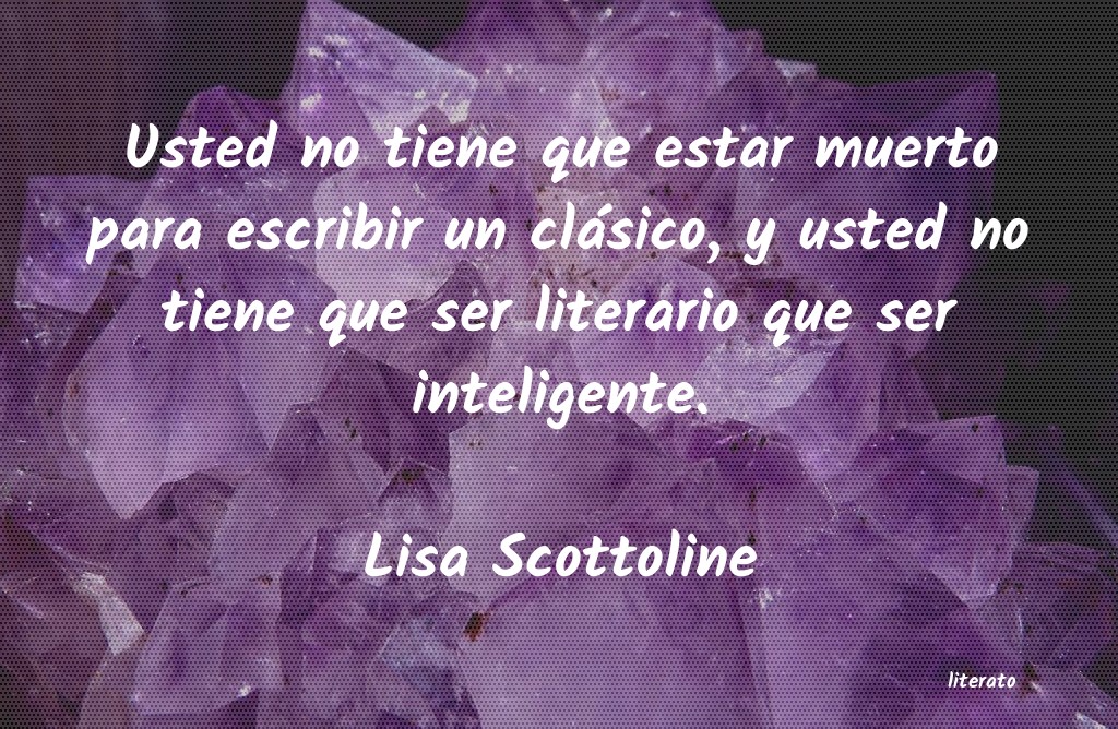 <ol class='breadcrumb' itemscope itemtype='http://schema.org/BreadcrumbList'>
<li itemprop='itemListElement'><a href='/autores/'>Autores</a></li>
<li itemprop='itemListElement'><a href='/autor/lisa_scottoline/'>lisa scottoline</a></li>
</ol>