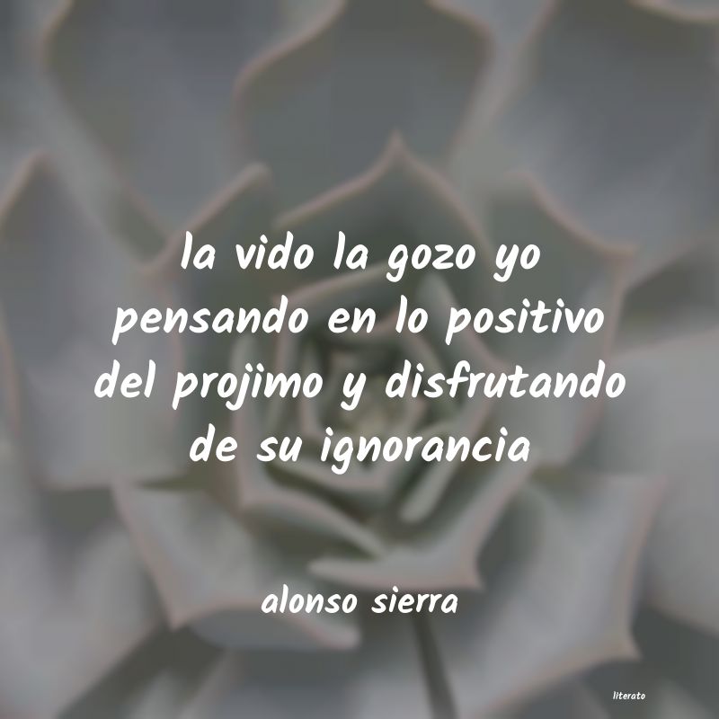 Frases de alonso sierra